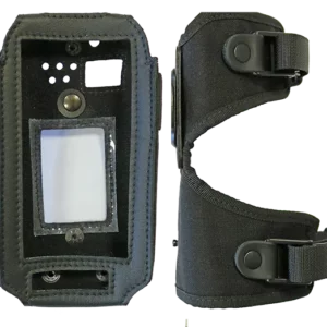 Leather case (black) with shoulder grip for IS530.X
