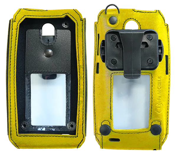 Leather case (yellow) for IS655.X